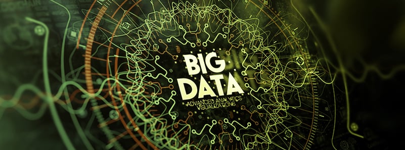 abstract image showing big data