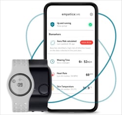 Aura Empatica - Smart Watch with result screen on Smartphone