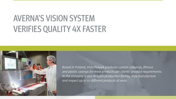 Cover - Averna's Vision System Verifies Quality 4x Faster