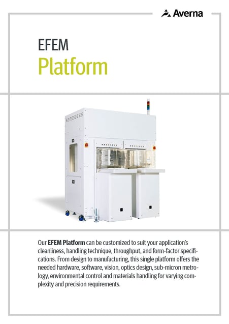 Cover of EFEM Platform Brochure