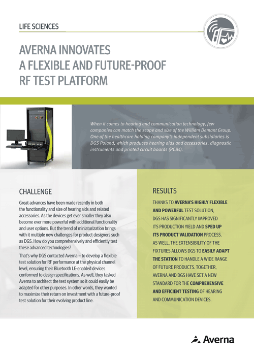 Averna Innovates a Flexible and Future-Proof RF Test Platform