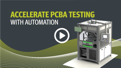cover of a video about fully automated solutions to test PCBA