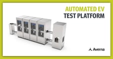 cover of a brochure showing an EV automated test platform