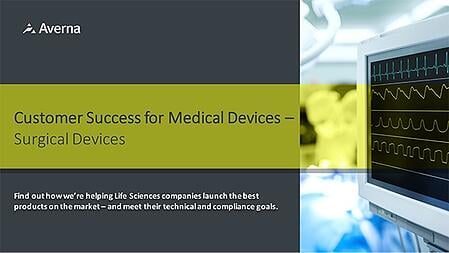 Cover - Customer Success for Medical Devices - Surgical Devices