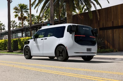 Waymo autonomous car 6th generation